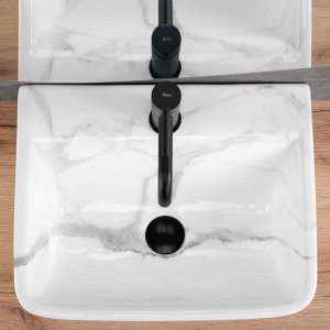 Umywalka nablatowa przyścienna Rea Altea Cloudy 3