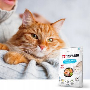 Ontario Cat Hair & Skin 2kg (Kailiui ir odai) 11