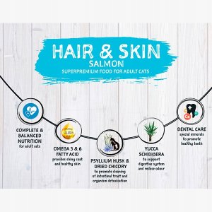 Ontario Cat Hair & Skin 2kg (Kailiui ir odai) 3