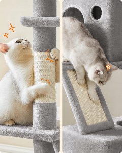 DRAPAK DLA KOTA DUŻY XXL WYSOKI 7 POZIOMÓW LEGOWISKO SŁUPEK DOMEK 206 CM 11