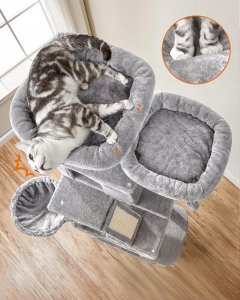 DRAPAK DLA KOTA DUŻY XXL WYSOKI 7 POZIOMÓW LEGOWISKO SŁUPEK DOMEK 206 CM 5