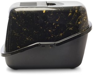 Kuweta NESTOR Marble black gold 1