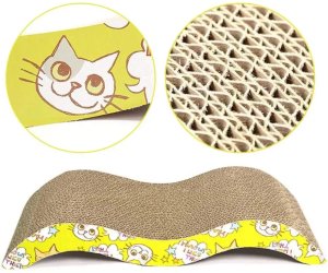 Extralink Pets | Drapak dla kota | kartonowy legowisko leżak fala mata do drapania eko duży pet-761 2