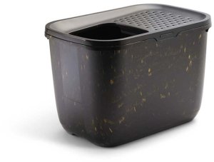 Kuweta savic HOP IN od góry Marble black gold 1