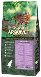 ARQUIVET CAT Original dla kotów sterylizowanych kurczak z ryżem 1,5 kg 1