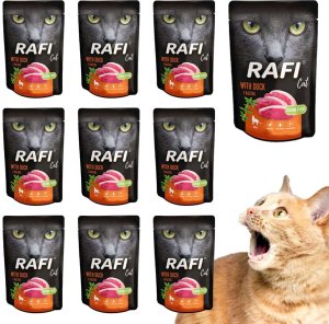 Rafi Rafi Cat saszetka kaczka 10 x 100 g 3