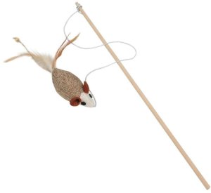 ARQUIVET Zabawka dla kota wędka z myszką 40 cm 1