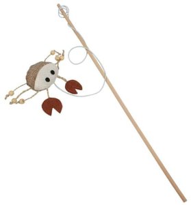 ARQUIVET zabawka dla kota wędka z krabem 40 cm 1
