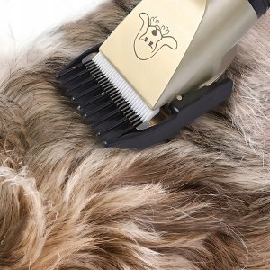 Extralink Pets | Maszynka do strzyżenia psów i kotów | bezprzewodowa z 4 końcówkami grzebień nożyczki pilnik 4