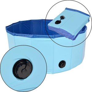 BASEN OGRODOWY SKŁADANY DLA PSA 80X30CM SASKA GARDEN 4