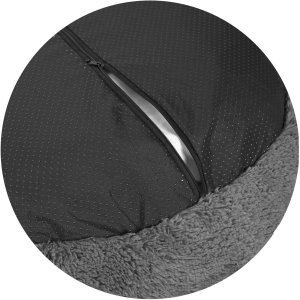 Legowisko shaggy 120 cm ciemnoszary rozbieralny antyslip XXL 5