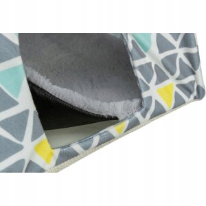 Trixie Trixie Sunny wigwam,guineapig/dwarfrabbit,37×35×37cm,mul.color/grey 5