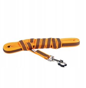 Julius-K9 K9 C&G line,orange/grå,20mm/3m,m/håndt,max 50kg 1