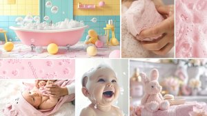 BabyOno 1640/01 GĄBKA KĄPIELOWA RÓŻ 3