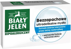 BIAŁY JELEŃ Mydło glicerynowe bezzapachowe hipoalergiczne - kostka 100 g 2