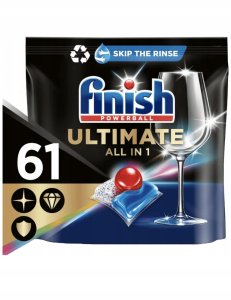 Chemia Tabletki do zmywarki FINISH Ultimate All in One, 61 szt., lemon 2