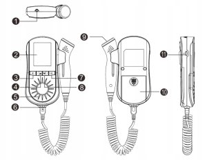 JUMPER DETEKTOR TĘTNA PŁODU JPD-100E2 5