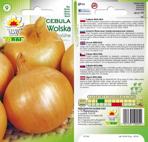 Toraf Nasiona warzyw | Cebula Wolska | Opakowanie 5g 8