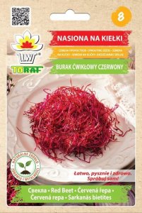 PNOS Nasiona na kiełki | Burak Ćwikłowy Beta Vulgaris | Opakowanie 10g 3