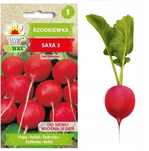 Toraf Nasiona warzyw | Rzodkiewka Saxa 3 | Opakowanie 10g 3