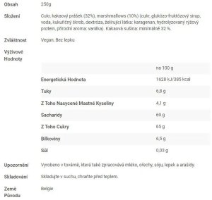 BARÚ - Fluffy Marshmallow Chocolate - Czekolada w proszku 250g 6