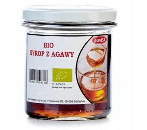 Syrop z agawy ekologiczny zamiennik cukru naturalny 100%bio 350g 1