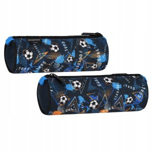 Piórnik Starpak PIORNIK TUBA 1ZAM FOOTBALL BLUE STK-16 PB12/48 2