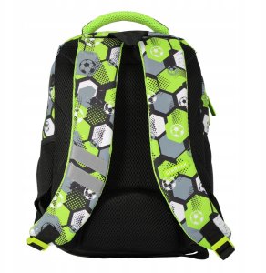 PLECAK SZKOLNY FOOTBALL GREEN STK-15 PB1/12 4