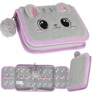 Piórnik Starpak PIORNIK 1ZAM 2KLAP STK-35 KITTY PLUSH PB12/48 2