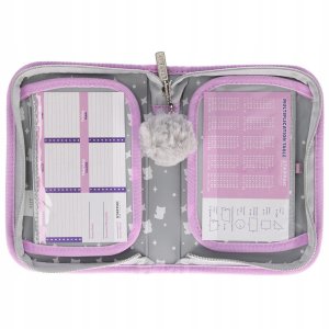 Piórnik Starpak PIORNIK 1ZAM 2KLAP STK-35 KITTY PLUSH PB12/48 4