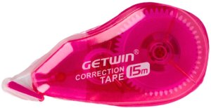 Korektor W Taśmie Myszka Szkolny Biurowy 15m x 5mm Różowy 2