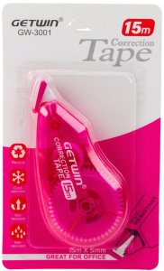 Korektor W Taśmie Myszka Szkolny Biurowy 15m x 5mm Różowy 3