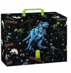 TECZKA Z RACZKA A4/95MM DINO GLOW STK PUD 1/8 2