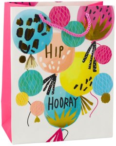 Torba Prezentowa Papierowa Urodzinowa Wzory 23 x 18 x 10,5 cm 6