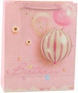 Torba Prezentowa Urodzinowa Balony Happy Birthday 32 x 26 x 12 cm 3