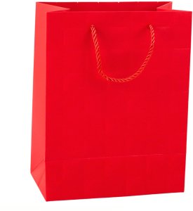 Torba Prezentowa Elegancka Tłoczone Kwadraty 23 x 18 x 10,5 cm 5