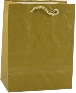 Lean Torba Prezentowa Papierowa Elegancka Złote Wzory 23 x 18 x 10,5 cm 5