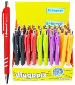 Długopis 0,7mm niebieski (50szt) EDUKAMP 1