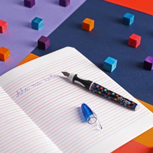 Pióro wieczne ścieralne wymazywalne z stalówką nauki pisania Szach STRIGO 5