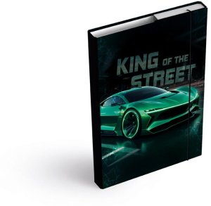 teczka skrzydłowa z gumką box A5 Auto 8021100 1