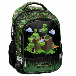 PLECAK MINECRAFT SZKOLNY GAMING GAMER GRA GRY DO 1 KLASY DLA CHŁOPAKÓW PASO 1