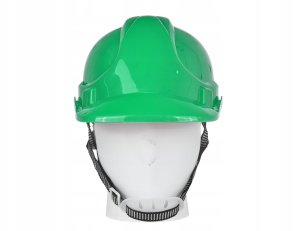 Kask ochronny budowlany BHP regulowany – zielony (50) 4