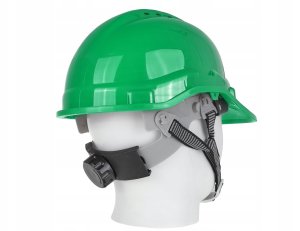 Kask ochronny budowlany BHP regulowany – zielony (50) 5