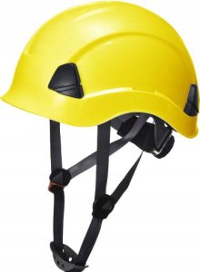 Kask Hełm Roboczy Loki Wysokościowy 4-Pkt - Żółty  En-397 Regulacja Pasek Consorte 0000004508 5000128460279 1