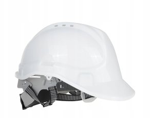 Kask ochronny budowlany BHP regulowany – biały (50) 3