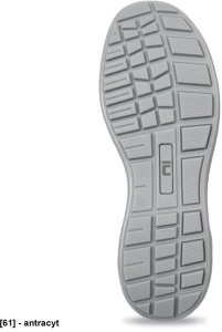 BIBURG MF ESD S3S SR - Półbuty bezpieczne podnosek włókno szklane antyprzebiciowa wkładka podeszwa PU/TPU cholewka PUTEK lepsza oddychalność 45 4