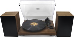 GRAMOFON SOUNDMASTER PL711BR 2X18W BT KODOWANIE PC 2-DROŻNE GŁOŚNIKI BASS REFLEX 3