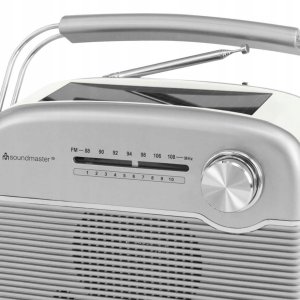 RADIO FM SOUNDMASTER TR480SI z PANELEM SŁONECZNYM O MOCY 0,3Wp, 3W, AKU Li-Ion 4