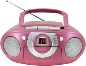 BOOMBOX SOUNDMASTER SCD5100PI FM, CD/CD-R/RW, KASETA, SIECIOWO-BATERYJNY, AUX-IN 2