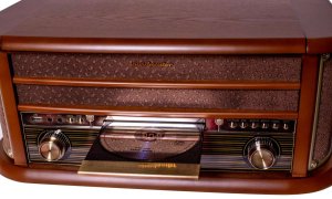 GRAMOFON SOUNDMASTER NR565DAB CD/MP3 KASETA USB BT FM, NAGRYWANIE USB, 2x5W 2